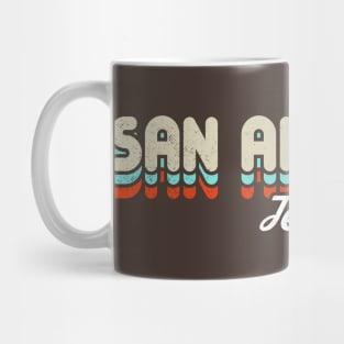 Retro San Antonio Texas Mug